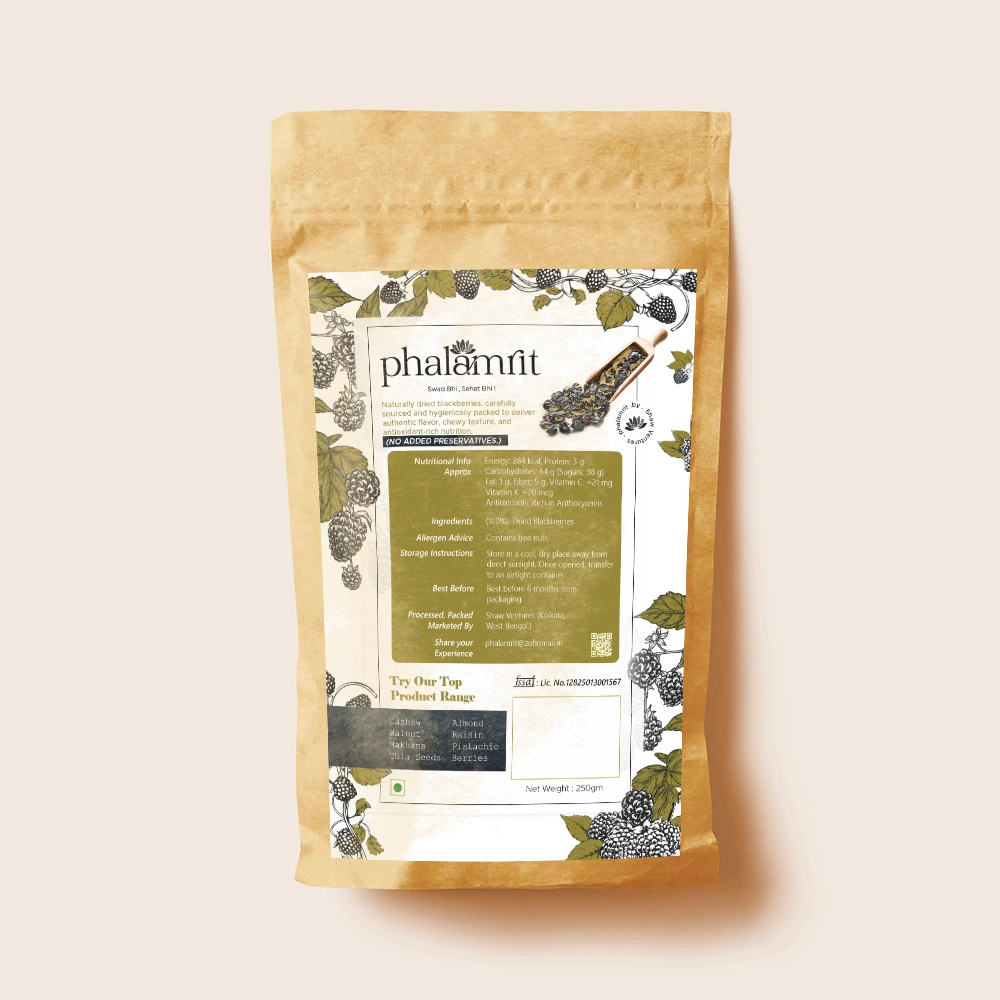 crunchy dried blackberries (250g